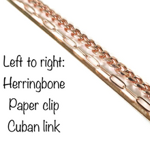 Load image into Gallery viewer, Cuban Link Anklet Set
